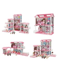 Nhà Búp Bê Barbie Bằng Gỗ Cho Bé Gái