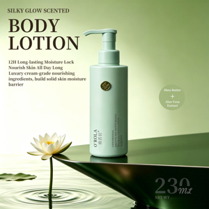 Loción Corporal O'ROLA de Marca Privada con Manteca de Karité y Aloe Vera, 95% VC, Iluminadora, Hidratante, 12H de Hidratación, Vegana, Larga Duración - Product Image 1