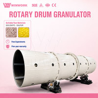 Granulateur rotatif à tambour WINWORK pour zéolite et soufre, équipement de granulation de poudre minérale, fournisseur d'usine