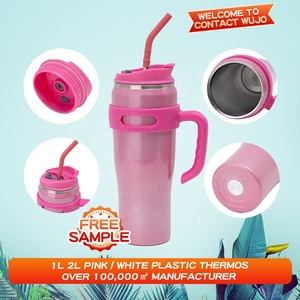 40oz H5.0 Gobelets isolés sous vide en acier inoxydable à double paroi avec couvercle en paille et poignée <span class=keywords><strong>amovible</strong></span> - Product Image 3