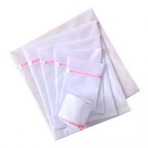 Eco Friendly Fashion Commercial Polyester Mesh <b>Laundry</b> Washing <b>Drawstring</b> or Zipper <b>Bag</b> - Product Image 1