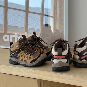 Scarponi da Trekking Invernali per Bambini 2025, Chiusura in Velcro, Antiscivolo, Foderati in Pile, Caldi, a Due Strati, Scarpe Sportive Unisex - Product Image 3