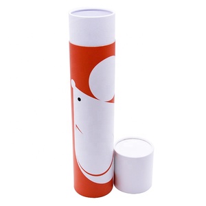 Mailing Kraft Tube Customized Biodegradable CMYK Printing Long Shipping And Mailing Kraft Paper Tube Packaging Poster Cylindrical Packaging Box