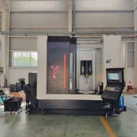 Centre d'usinage CNC vertical 5 axes Fanuc GX 800 à broche unique avec table rotative BT40
