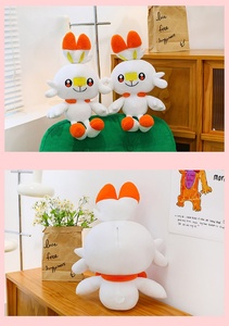 Muñeco de Peluche Pokémon Súper Suave de Algodón PP, <span class=keywords><strong>Conejo</strong></span> de Fuego, Juguete de Peluche para Aliviar el Estrés, Almohadas Relajantes, Diseño Creativo de Dibujos Animados para Máquina de Agarre - Product Image 6