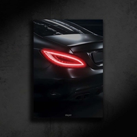 Vendita calda nuovo Design su misura segni Led 40x60cm decorazioni per la casa in acrilico stampa Poster al Neon per auto illuminano arte della parete