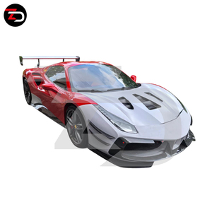 Nuevo Kit de Carrocería de Fibra de Carbono Seca Challenger EVO para <span class=keywords><strong>Ferrari</strong></span> <span class=keywords><strong>458</strong></span> con Parachoques, Faldones Laterales y Alerón - Product Image 3
