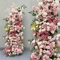 Rosa Realistischer Handgefertigter Seiden-Kunstblumen-Lotusbogen - Maßgefertigt, Weich, Langlebig, Großhandel für Hochzeit, Muttertag, Neujahr