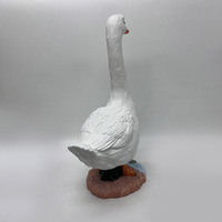 Statue de grande oie en résine de style minimaliste pour chambre à coucher de ferme chaleureuse, pour grossistes