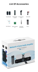 Amplificador de Audio DSP DAC de 4 Zonas Clase <span class=keywords><strong>D</strong></span>, Mezclador Estéreo con Control de Volumen, Sistema de Audio Inteligente para Hogar, Hotel, Comercial y de Megafonía - Product Image 6