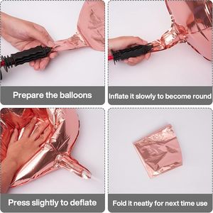 Wholesale 4D Sphere Foil <b>Balloons</b> 22inch Pure Color Eco-Friendly for Christmas New Year Party Wedding <b>Decorations</b> - Product Image 4