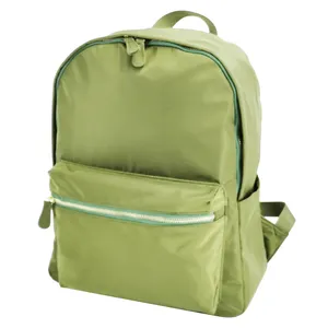 Kaijie Manufacturer in Stock Waterproof Nylon Backpack DIY Logo Bags Children Kids korean School Bags Rucksack Backpack