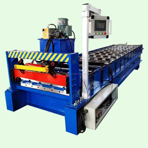 Máquina <span class=keywords><strong>planchas</strong></span> <span class=keywords><strong>de</strong></span> <span class=keywords><strong>zinc</strong></span> <span class=keywords><strong>de</strong></span> trpezoidal <span class=keywords><strong>de</strong></span> rolls hacer hoja - Product Image 1