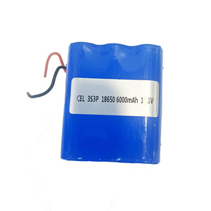 แบตเตอรี่ลิเธียมแบบกำหนดเองยี่ห้อ CEL รุ่น 18650 3S1P 11.1V 2000/2500/3000mAh ตัวเลือกกระแสไฟปล่อย 3C/5C/10C - Product Image 2