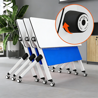 Table de conférence pliable modulaire moderne pour les écoles et les hôpitaux, mobilier de bureau commercial