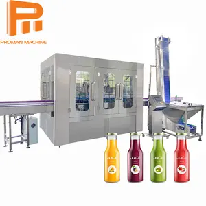 Automatic Small Glass Bottle Beverage Juice Drinks Liquid Filling Packaging Machine