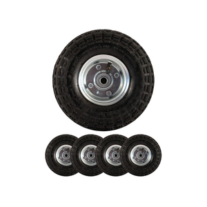 Kit de roues plates Caldwell-035 en PU pour nettoyeur haute pression et pulvérisateur, avec tous les accessoires nécessaires pour une installation facile et rapide - Product Image 1