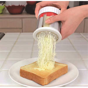 Râpe à fromage en plastique et acier inoxydable, hachoir à beurre, moulin à fruits, trancheuse, outils à fromage, outil pour compléments alimentaires pour bébés - Product Image 2