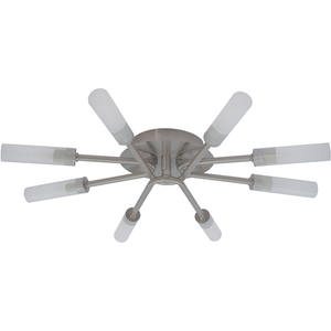 CARLOS 8xG9 Plafones Níquel Al.8xD.50cm Tamaño - Product Image 1