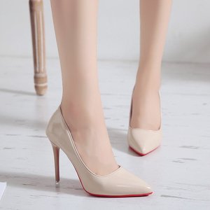 Cina scarpe economiche in pelle <span class=keywords><strong>con</strong></span> <span class=keywords><strong>tacchi</strong></span> alti scarpe da lavoro a punta <span class=keywords><strong>Nude</strong></span> scarpe formali da donna <span class=keywords><strong>con</strong></span> Stiletto lavoro professionale <span class=keywords><strong>con</strong></span> nave DDP - Product Image 5