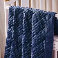 Couverture lestée personnalisée en coton Minky 10lbs 40x60 pouces, apaisante sensorielle pour chambre, crèche, maison, voyage, service OEM ODM