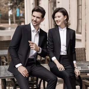 Erkekler İçin Otel Resepsiyon Müdürü Takımı, İş Resmi Blazer Ceket Pantolon Seti, Konaklama Üniforması, Özel Dikim - Product Image 4