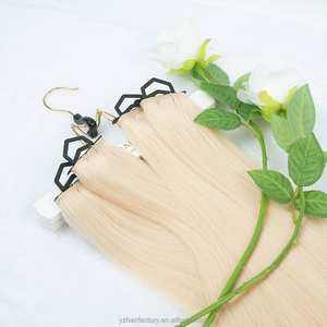Best Salon Quality Remy Human Hair Butterfly Weft Invisible Micro <b>Bead</b> Hole Weft Double Drawn <b>Extensions</b> - Product Image 4
