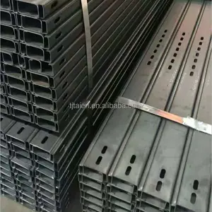 Cold Formed Steel C Profiles Purlins Section Steel Punching Pre Cold Rolled Galvanized Roofing C Section Steel Processing