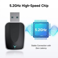 Adaptor CarPlay Nirkabel 2026 2 in 1 Kabel ke Nirkabel Android Auto 5.8GHz WiFi Bluetooth 5.0 Plug and Play untuk Mobil OEM Berkabel