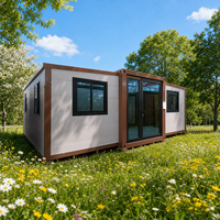 Maison conteneur préfabriquée extensible portable de 20 pieds, cabine mobile préfabriquée, conception personnalisée pour utilisation comme chambre d'hôtel