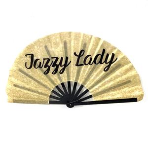 Abanico Plegable Grande de Bambú Ecológico de 13 Pulgadas, con Diseño de Hadas, Logotipo Personalizado Impreso, Duradero, para Eventos - Product Image 4