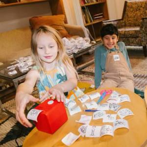 Nouvelle Arrivée Boîte d'autocollants en plastique Imprimante thermique portable rechargeable à commande vocale IA pour la création d'images, <span class=keywords><strong>jouet</strong></span> éducatif créatif pour enfants - Product Image 4