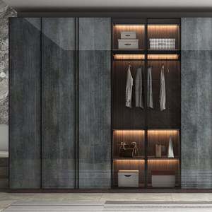 Systèmes de placards de chambre à coucher pliables intelligents personnalisés en bois, étagères de rangement faites à la main, organisateur pour salon, cuisine, buffets, roperos - Product Image 2