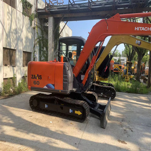 Excavatrice sur chenilles Hitachi EX60-1 d'occasion, prix bas, bon état de fonctionnement, capacité de la benne de 0,8 m, garantie de 6 mois - Product Image 3