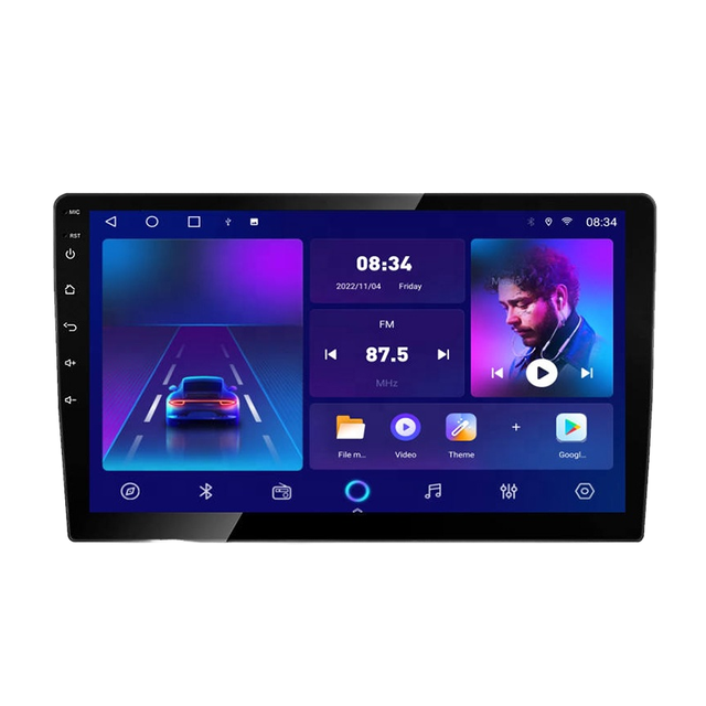 Universal Car DVD Player GPS 9'' IPS Screen Wifi  Android Radio Android 15 Carplay Car Stereo Android Carplay