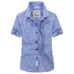 Commercio all'ingrosso di Vendita di Alta Qualità di Stampa Del Cotone Degli Uomini Sottili Della Camicia delle - Product Image 1