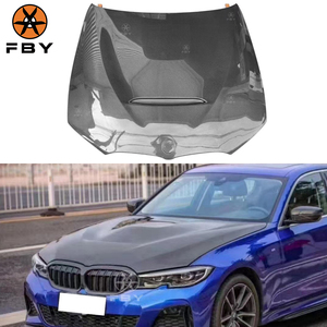 NUEVO Capó de Motor Estilo GTS en Fibra de Carbono Real para BMW M340i Serie 3 G20 2019+ Cubierta de Capó en Fibra de Carbono Autopartes - Product Image 1