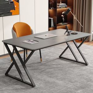 <b>Computer</b> Desk Rectangle Slab Top 80x60x70cm To 180x90x70cm Simple Design Office Workbench Home Study <b>Table</b> - Product Image 1