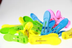 Clothespin klip jepit pakaian tahan lama warna-warni 20 buah tas Mini plastik multifungsi kamar mandi Modern persegi panjang harian