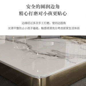 <span class=keywords><strong>Tavolino</strong></span> da Caffè Moderno di Lusso <span class=keywords><strong>per</strong></span> <span class=keywords><strong>Soggiorno</strong></span>, Combinazione di <span class=keywords><strong>Tavolino</strong></span> Quadrato in Acciaio Inossidabile e <span class=keywords><strong>Tavolino</strong></span> Laterale - Product Image 5