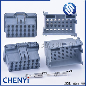 Konektor amplifier daya mobil 21 Pin laki-laki atau perempuan konektor Plug Amplifier <span class=keywords><strong>Audio</strong></span> otomotif 8-968975-2-967630 - Product Image 1