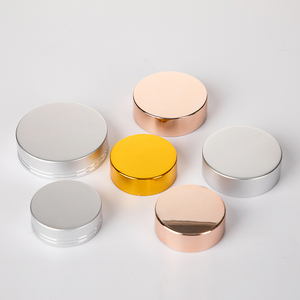 Logo <span class=keywords><strong>gravé</strong></span> Cosmetics Cream Jar Seal 53mm 58mm 63mm Rose Gold Silver Aluminium-Plastic Cap Plastic Cap avec couvercle en aluminium - Product Image 6