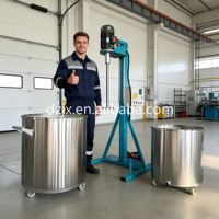 Disperseur haute vitesse antidéflagrant DZJX pour peintures, encres et résines chimiques – Équipement de mélange à fréquence variable avec levage – Fabricant