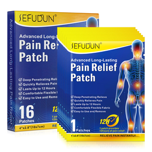 SEFUDUN Paquete de 16 Parches Japoneses para el Dolor Muscular, Articular y de Rodilla, de Larga Duración, Cómodos y Flexibles - Product Image 1