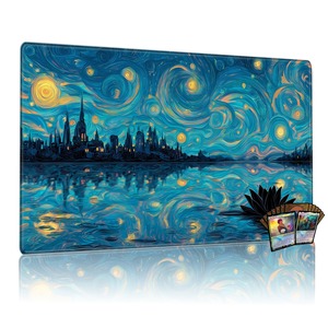 Juego de cartas de cielo estrellado MTG Playmat the Gathering <span class=keywords><strong>Magic</strong></span> <span class=keywords><strong>Mouse</strong></span> <span class=keywords><strong>Pad</strong></span> Computer Office Mousepad antideslizante Trading Card Deskmats - Product Image 1