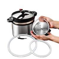 Anneau d'étanchéité en silicone de qualité alimentaire certifié FDA, résistant à la chaleur et anti-fuite, compatible avec plusieurs autocuiseurs de 18, 20, 22, 24, 28 cm