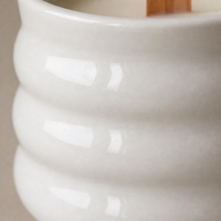 Vente en gros de décorations pour la maison, tasses en céramique personnalisées parfumées, bougies d'aromathérapie, bougies parfumées à la cire de soja, 150 g