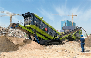 150 tonnes par jour grande machine de criblage de tambour vibrant la séparation de tri de recyclage de déchets de construction urbaine - Product Image 5