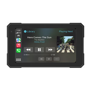 <span class=keywords><strong>Oferta</strong></span> Superior Pantalla Universal Inalámbrica CarPlay para Motocicleta Navegación GPS BT 5.0 WIFI Android Auto Portátil para Moto - Product Image 1