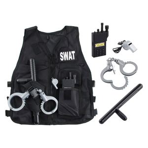 Jouet d'habillage de <span class=keywords><strong>policier</strong></span> SWAT en plastique pour enfants d'âge préscolaire <span class=keywords><strong>jeu</strong></span> de rôle - Product Image 4